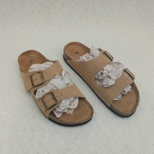 Tan Sandals (38) US 7.5 Brand New!